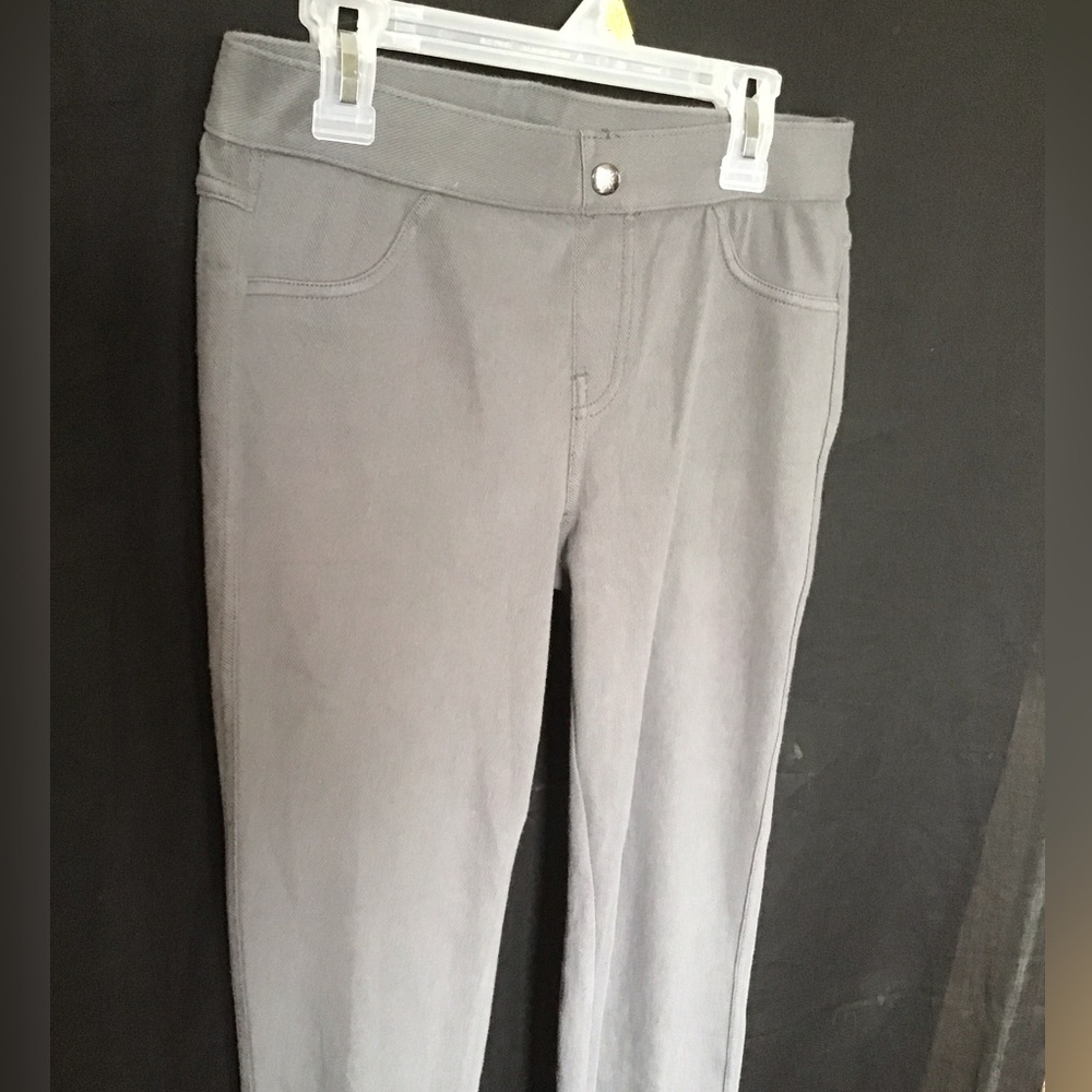 Simply Vera Vera Wang Gray Textured Leggings - Picture 2 of 6